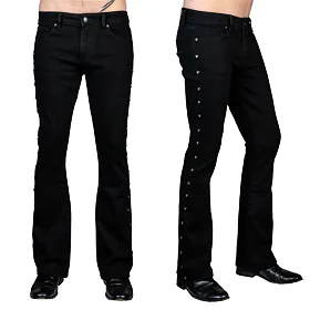 kalhoty jeans WORNSTAR Gauntlet Skull 28