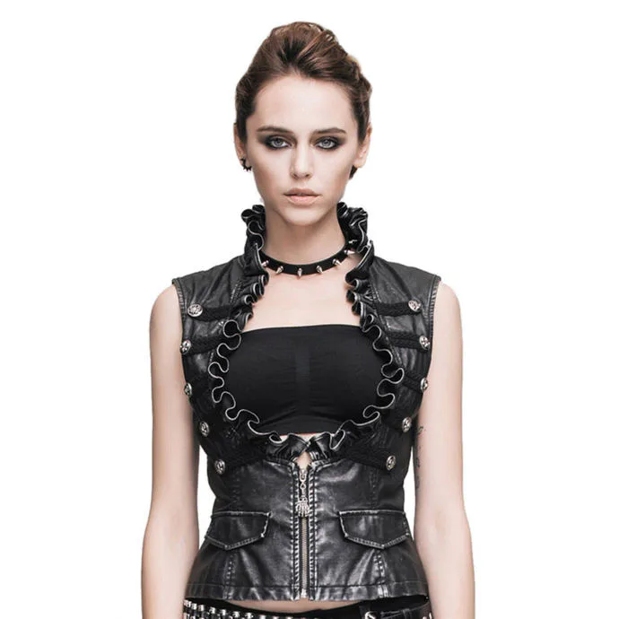DEVIL FASHION Gothic Zora Černá XS